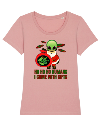 Funny Santa Claus Alien Canyon Pink