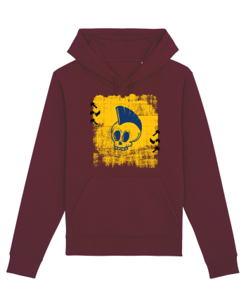 Punk skull Burgundy