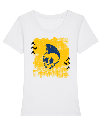 Punk skull White