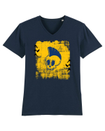 Punk skull Tricou mânecă scurtă guler V Bărbat Presenter