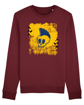Punk skull Burgundy