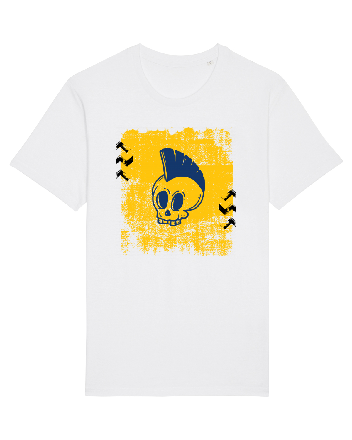 Tricou mânecă scurtă Unisex Rocker White