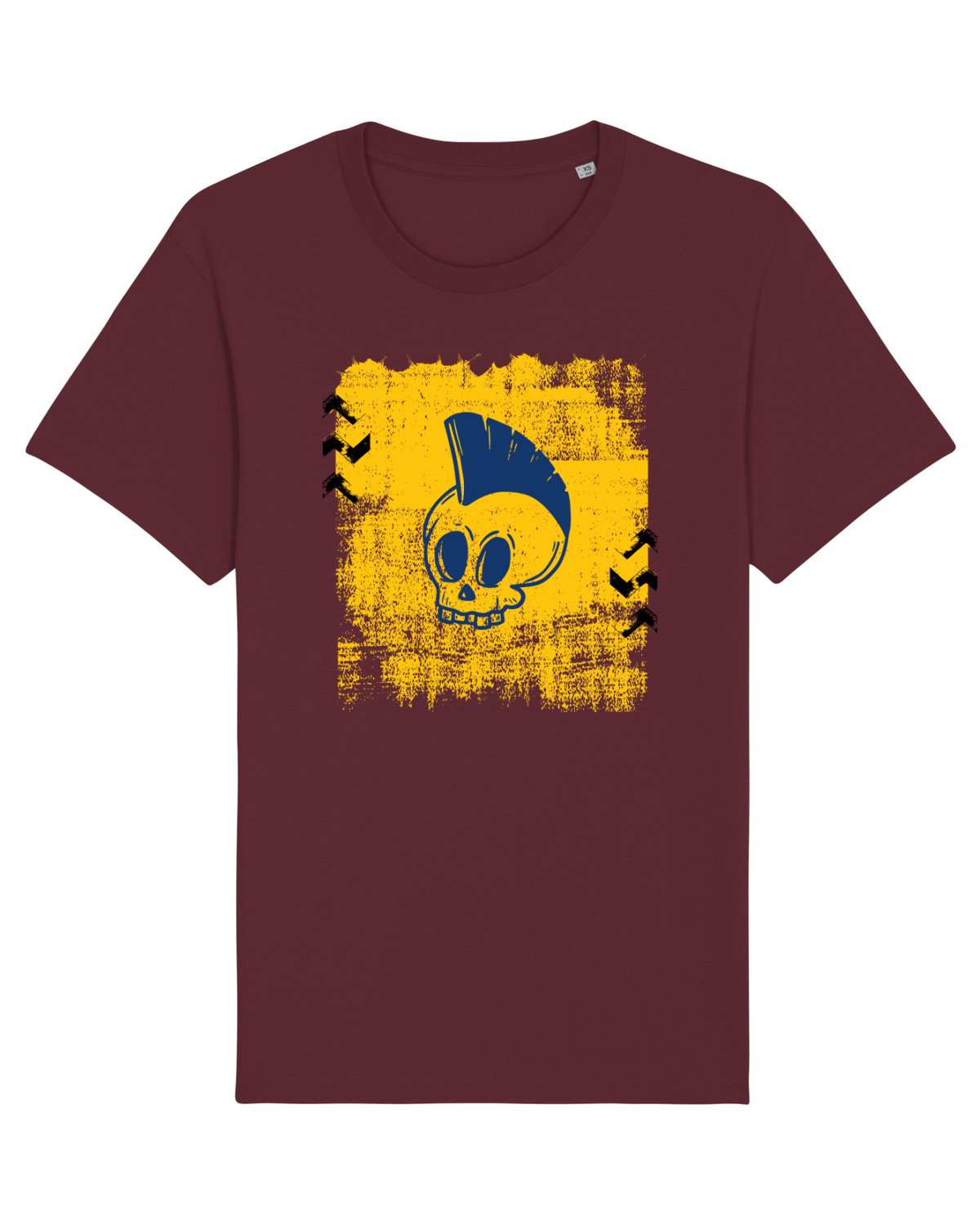 Tricou mânecă scurtă Unisex Rocker Burgundy