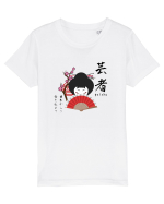 Geisha Kanji și Ilustrație (negru) Tricou mânecă scurtă  Copii Mini Creator