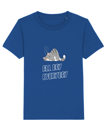 Funny Cool Lazy Cat Majorelle Blue