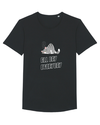 Funny Cool Lazy Cat Black
