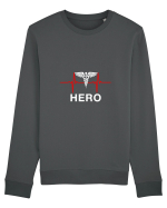 Hero medical staff Bluză mânecă lungă Unisex Rise