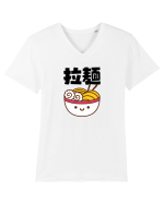 Ramen Bowl Kanji (negru) Tricou mânecă scurtă guler V Bărbat Presenter