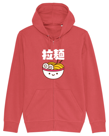 Ramen Bowl Kanji (alb) Carmine Red