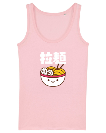 Ramen Bowl Kanji (alb) Cotton Pink