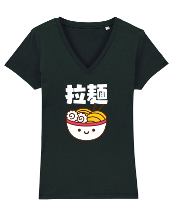 Ramen Bowl Kanji (alb) Black