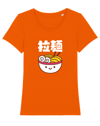 Ramen Bowl Kanji (alb) Bright Orange