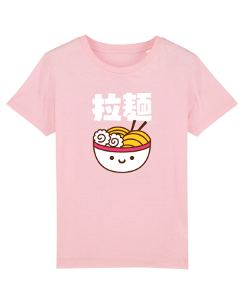 Ramen Bowl Kanji (alb) Cotton Pink