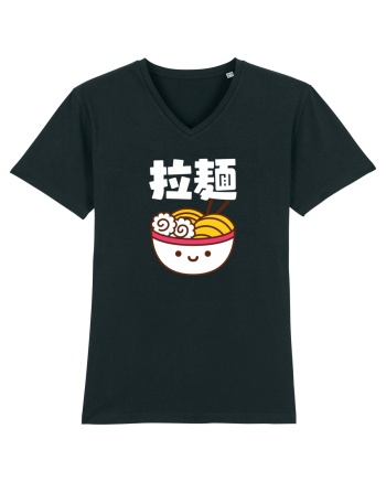 Ramen Bowl Kanji (alb) Black