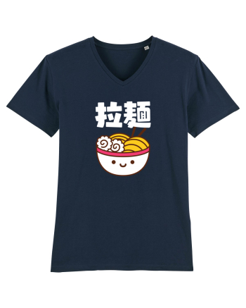 Ramen Bowl Kanji (alb) French Navy
