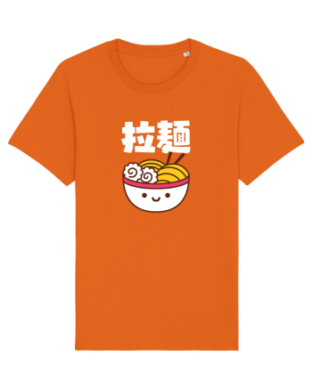 Ramen Bowl Kanji (alb) Bright Orange
