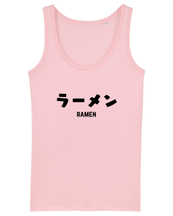 Ramen Katakana (negru) Cotton Pink