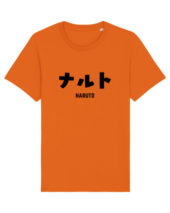 Naruto Katakana (negru) Bright Orange