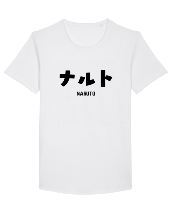 Naruto Katakana (negru) White
