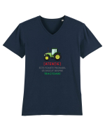 Atentie Discut  Despre Tractoare Tricou mânecă scurtă guler V Bărbat Presenter