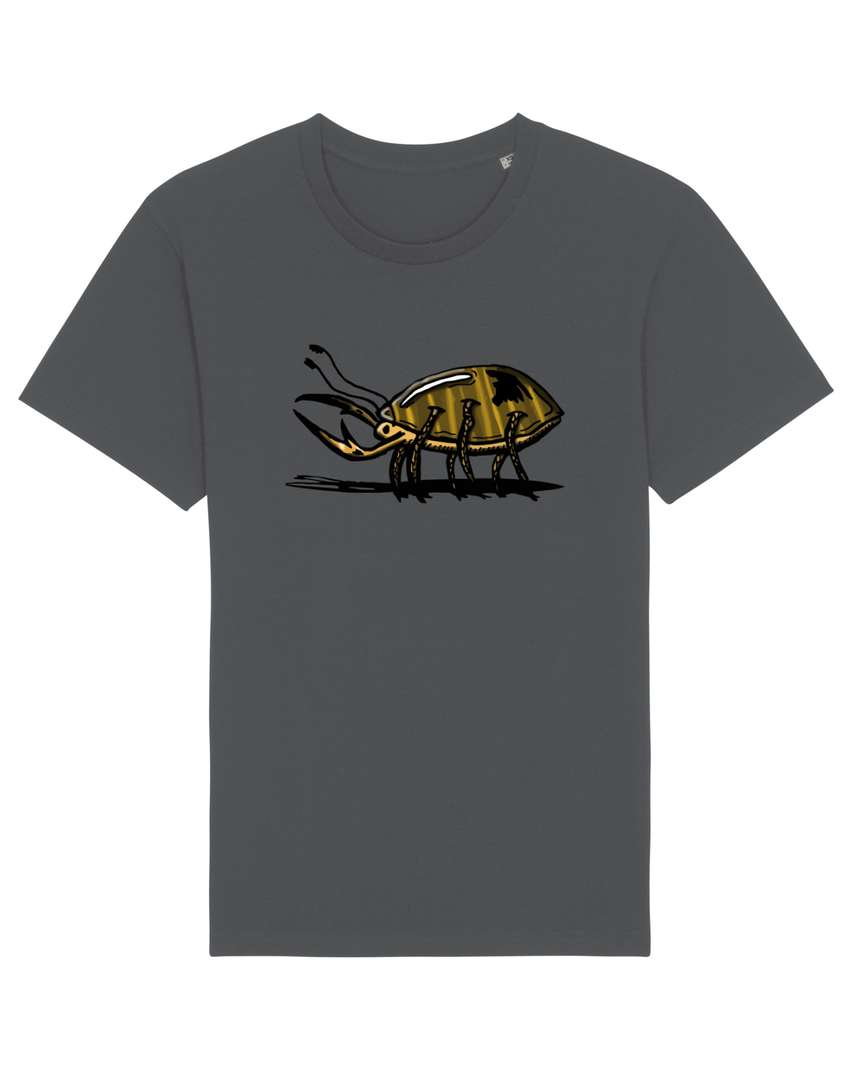 Tricou mânecă scurtă Unisex Rocker Anthracite