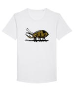 GOLDEN BUG Tricou mânecă scurtă guler larg Bărbat Skater