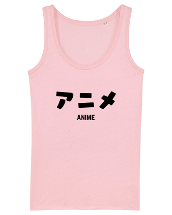 Anime Katakana (negru) Cotton Pink