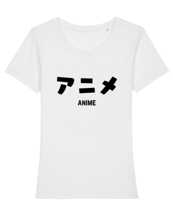 Anime Katakana (negru) White