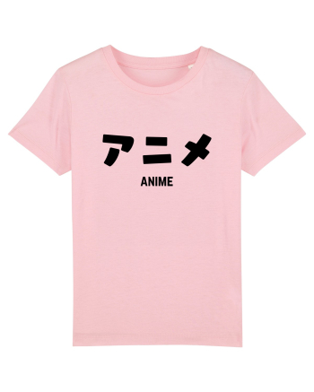 Anime Katakana (negru) Cotton Pink