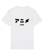 Anime Katakana (negru) Tricou mânecă scurtă Unisex Rocker