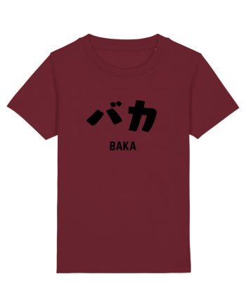 Baka Katakana (negru) Burgundy