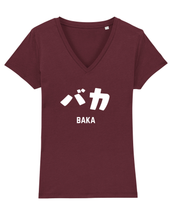 Baka Katakana (alb) Burgundy