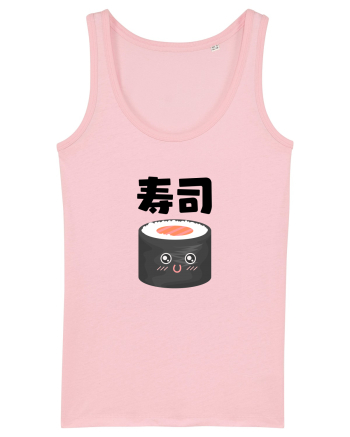Sushi Kanji (negru) Cotton Pink