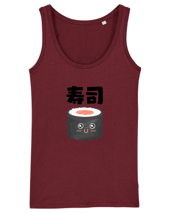 Sushi Kanji (negru) Burgundy