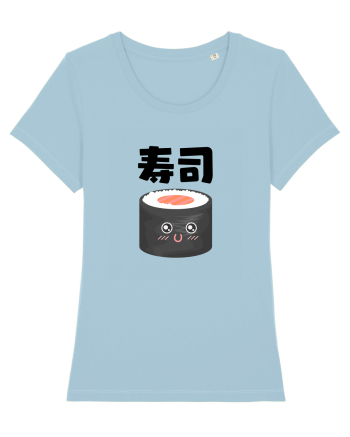 Sushi Kanji (negru) Sky Blue