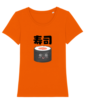 Sushi Kanji (negru) Bright Orange