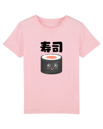 Sushi Kanji (negru) Cotton Pink