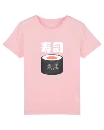 Sushi Kanji (alb) Cotton Pink