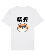 Shiba Inu Kanji (negru) Tricou mânecă scurtă Unisex Rocker