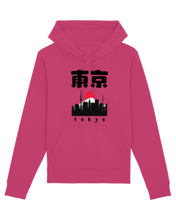 Tokyo Black Silhouette Raspberry