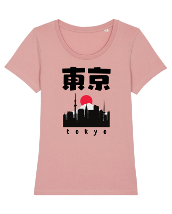 Tokyo Black Silhouette Canyon Pink