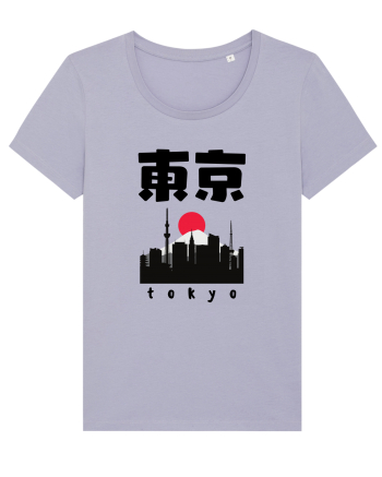 Tokyo Black Silhouette Lavender