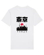 Tokyo Black Silhouette Tricou mânecă scurtă Unisex Rocker