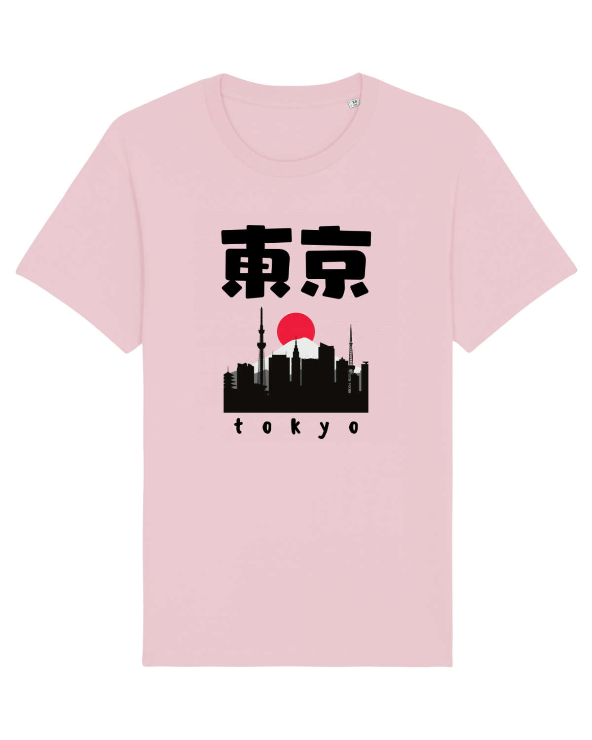 Tricou mânecă scurtă Unisex Rocker Cotton Pink