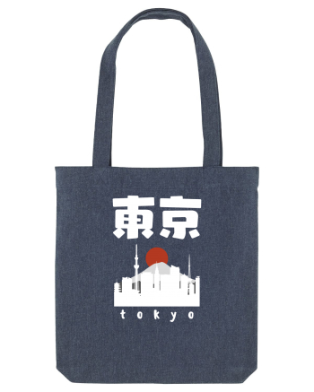 Tokyo White Silhouette Midnight Blue
