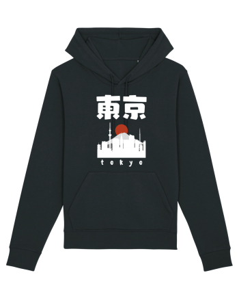 Tokyo White Silhouette Black