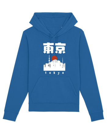 Tokyo White Silhouette Royal Blue