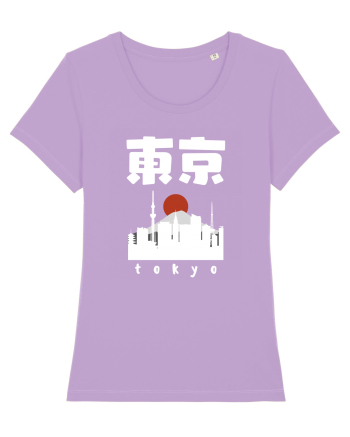 Tokyo White Silhouette Lavender Dawn
