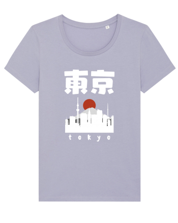 Tokyo White Silhouette Lavender