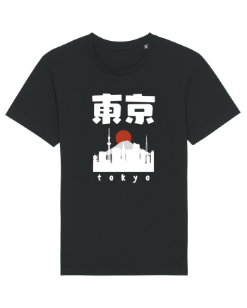 Tokyo White Silhouette Black
